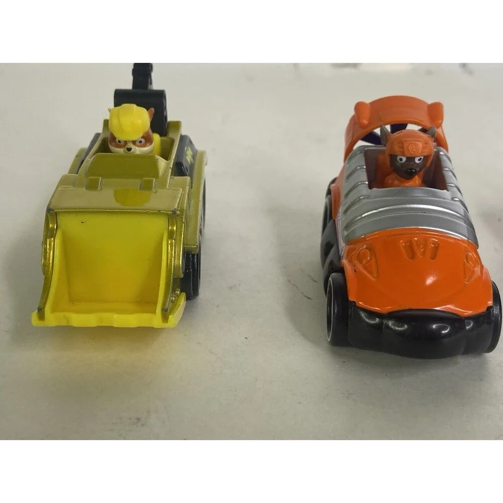 Paw Patrol True Metal Die Cast Toy Car Lot Chase Rubble Zuma Rocky Marshall